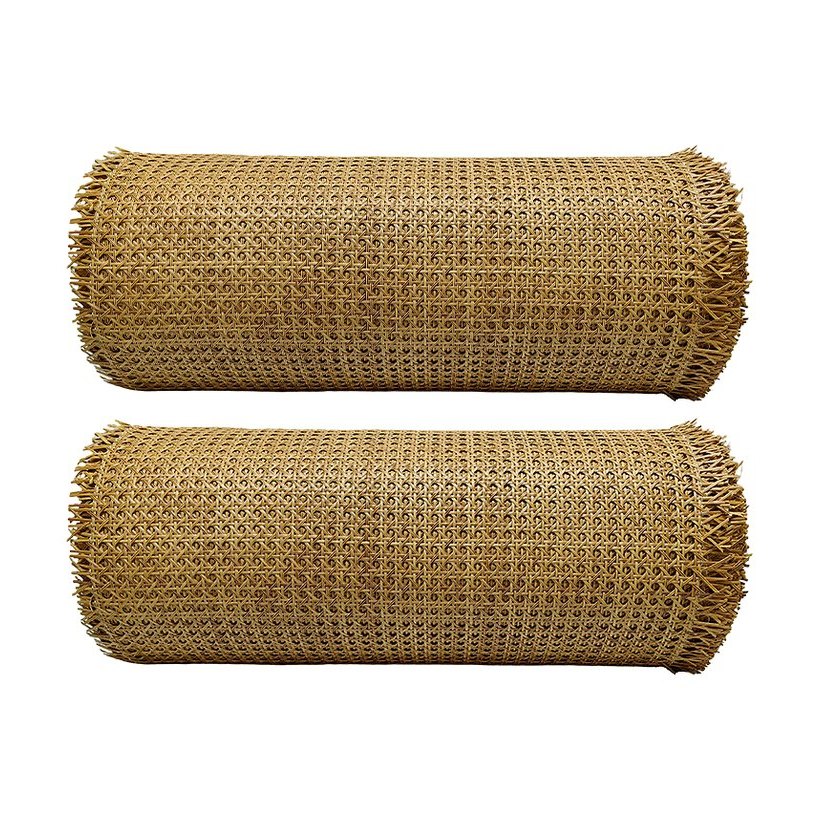 Wood Grain PE Rattan Webbing Roll for Panels product photo 2
