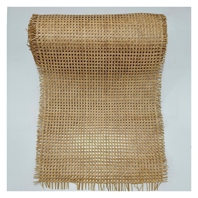 Wood Grain PE Rattan Webbing Roll for Panels product photo 4
