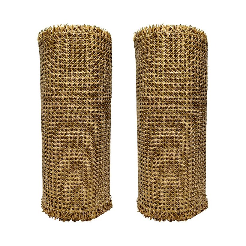 Wood Grain PE Rattan Webbing Roll for Panels product photo 5