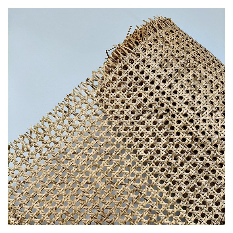 Wood Grain PE Rattan Webbing Roll for Panels product photo 6
