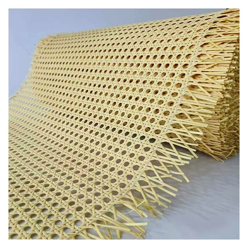 Yellow PE Octagon Rattan Mesh, 6.5–7.2 mm Hole product photo 3