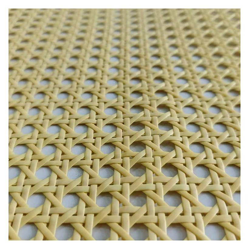 Yellow PE Rattan Webbing Roll for Panels product photo 2